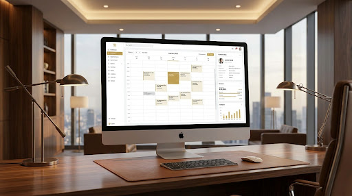 CRM yazılım ekranı